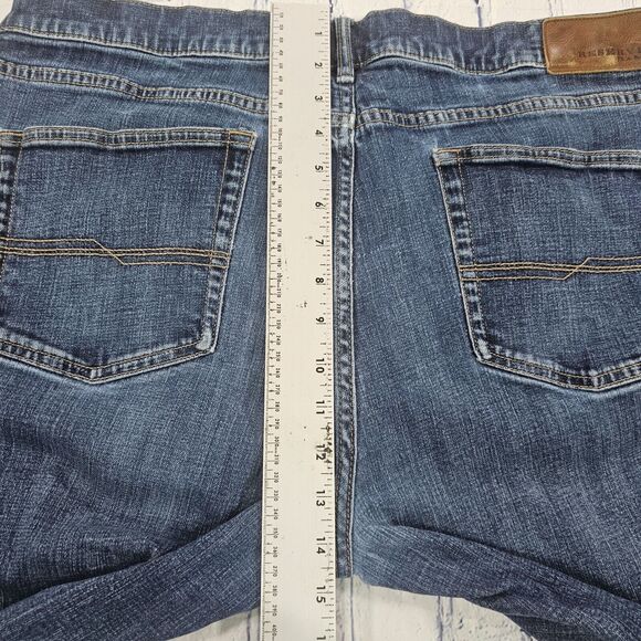 Jos A Bank Reserve MENS SIZE 38X30 Traditional Fit Denim Blue Jeans - Picture 7 of 13